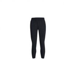 Spodnie treningowe damskie Under Armour 1379115001. Czarne spodnie dresowe damskie Under Armour, bez wzorów, z materiału, sportowe, na fitness i siłownię. Za 488.00 zł.