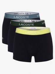 Lacoste Obcisłe bokserki pakowane po 3 szt. Mężczyźni Dżersej niebieski, L. Niebieskie bokserki męskie Lacoste, bez wzorów, z bawełny. Za 209.95 zł.