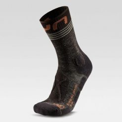 Skarpety trekkingowe UYN Trekking One All Season Mid Socks. Brązowe skarpety męskie UYN, bez wzorów. Za 70.99 zł.