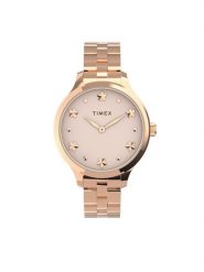 Timex Zegarek Peyton TW2V23400 Złoty. Żółte, cyfrowe zegarki damskie Timex, złote. Za 399.99 zł.