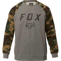FOX bluza męska Legacy Crew Fleece XL szary. Szare bluzy męskie FOX, m, bez wzorów, bez ramiączek, bez kaptura. Za 250.00 zł.