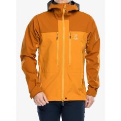 Kurtka softshell męska Haglofs Roc Sight Softshell Jacket. Brązowe kurtki męskie Haglöfs, m, bez wzorów, z softshellu, bez kaptura, trekkingowe. Za 879.99 zł.