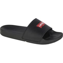 Levis Klapki Levi's June Batwing S 229170-740-159 czarne. Czarne klapki damskie bez wzorów, z gumy, sportowe, bez obcasa, bez zapięcia. Za 200.11 zł.