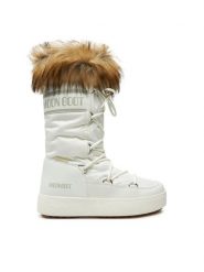 Moon Boot Śniegowce Ltrack Monaco Wp 80D2450190 Biały. Białe śniegowce damskie Moon Boot, ze skóry, bez zapięcia. Za 789.99 zł.