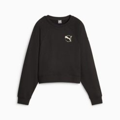 Bluza damska Puma BETTER SPORTSWEAR TR czarna 67606701 r XL. Czarne bluzy damskie Puma, m, bez wzorów, z bawełny, eleganckie, bez ramiączek, bez kaptura. Za 156.99 zł.