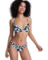 Dół bikini dla Kobiety PRINTED ESSENTIALS Czarny. Czarne stroje kąpielowe damskie Roxy, l, bez wzorów, z elastanu. Za 129.99 zł.