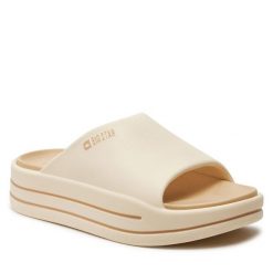 Klapki Big Star Shoes. Brązowe klapki damskie BIG STAR SHOES, bez wzorów, retro, bez obcasa, bez zapięcia. Za 79.99 zł.