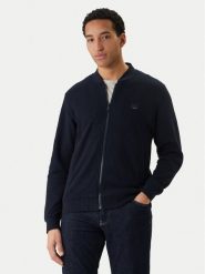 Jack & Jones Bluza Roy Bomber 12293215 Granatowy Regular Fit. Niebieskie bluzy męskie Jack & Jones, l, bez wzorów, z bawełny, bez ramiączek, bez kaptura. Za 249.99 zł.