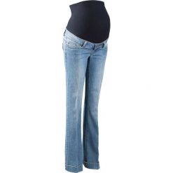 Pasek bonprix brązowy metaliczny. Brązowe jeansy damskie bonprix, bez wzorów. Za 44.99 zł.