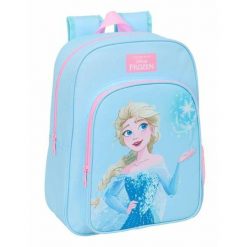 Plecak szkolny DISNEY FROZEN Niebieski. Niebieskie plecaki męskie DISNEY FROZEN, bez wzorów, biznesowe. Za 75.15 zł.