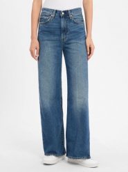 Levi's Dżinsy - Szeroka nogawka w prążki Kobiety Bawełna niebieski, 26-32. Niebieskie jeansy damskie Levi's®, bez wzorów, z bawełny. Za 429.95 zł.