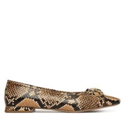 Baleriny HÖGL. Brązowe balerinki damskie HÖGL, bez wzorów, bez obcasa, bez zapięcia. Za 759.99 zł.