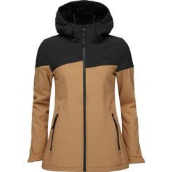 Damska kurtka softshell Loap Ludysa brązowa. Brązowe kurtki sportowe damskie LOOP, na jesień, s, bez wzorów, z softshellu, bez ramiączek, bez kaptura, trekkingowe. Za 229.79 zł.