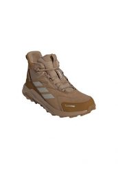 Buty trekkingowe adidas Terrex Anylander Climaproof. Brązowe trekkingi męskie Adidas, z materiału, bez zapięcia. Za 543.15 zł.