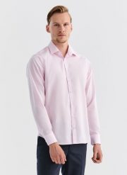 PAKO LORENTE – Koszula męska P000B-1X-001-R-S. Czerwone koszule męskie Pako Lorente, m, bez wzorów, z bawełny, eleganckie, bez kołnierzyka, bez ramiączek. Za 99.99 zł.