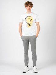 Antony Morato T-shirt | MMKS02166-FA100144 | Mężczyzna | Biały. Białe t-shirty męskie Antony Morato, m, bez wzorów, z bawełny, bez kołnierzyka, bez ramiączek. W wyprzedaży za 99.00 zł.