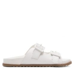 Klapki Jenny Fairy. Białe klapki damskie Jenny Fairy, bez wzorów, bez obcasa, bez zapięcia. Za 129.99 zł.