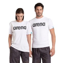 Koszulka Arena T-Shirt Logo. Białe koszulki sportowe damskie ARENA, m, bez wzorów, bez ramiączek, na fitness i siłownię. Za 119.99 zł.