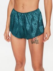 Hunkemöller Szorty piżamowe 203229 Turkusowy Comfortable Fit. Niebieskie piżamy damskie Hunkemöller, bez wzorów, z wiskozy, bez ramiączek. Za 79.99 zł.