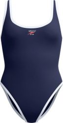Damski Strój Kąpielowy Solid Scoop 1pc poppy red/patriot blue rozmiar S. Czerwone stroje kąpielowe damskie Speedo, s, bez wzorów. Za 194.62 zł.