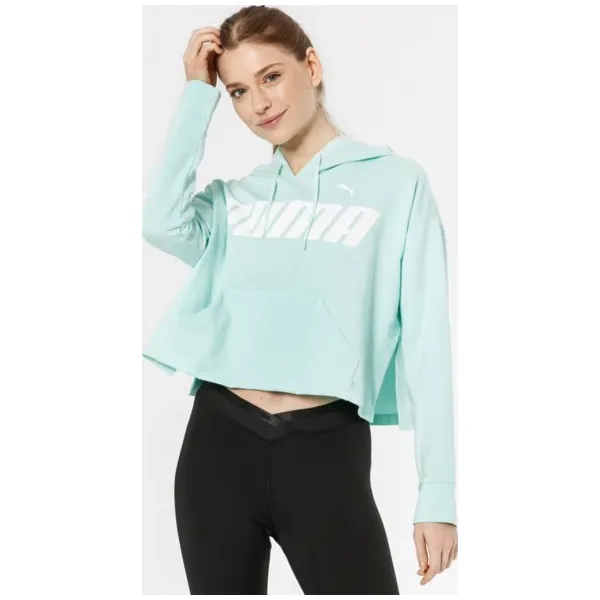 Puma Bluza Modern Sports , niebieski, rozmiar L. Niebieskie bluzy damskie Puma, l, bez wzorów, z bawełny, bez ramiączek, bez kaptura. W wyprzedaży za 159.99 zł.