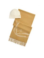 LAUREN RALPH LAUREN Zestaw szalik i czapka 454P23530002 Brązowy jasny. Brązowe czapki damskie Lauren Ralph Lauren, bez wzorów. Za 819.99 zł.