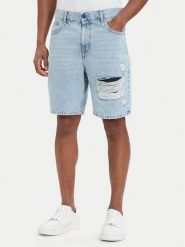 Karl Lagerfeld Jeans Szorty jeansowe B2M10139 Niebieski jasny Relaxed Fit. Niebieskie szorty męskie Karl Lagerfeld Jeans, bez wzorów, z bawełny. Za 569.99 zł.