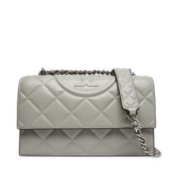 Torebka Tory Burch. Szare torebki do ręki damskie Tory Burch, bez wzorów, bez dodatków. Za 2,729.00 zł.