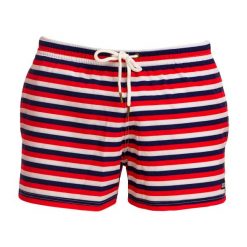 Szorty kąpielowe męskie Funky Trunks Riviera Shorts. Białe kąpielówki męskie Funky Trunks, l, bez wzorów, z poliesteru. Za 209.99 zł.