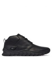 CAT Footwear Trzewiki Flexion P726984 Czarny. Czarne botki męskie CAT Footwear, bez wzorów, ze skóry, bez obcasa, bez zapięcia. Za 559.99 zł.