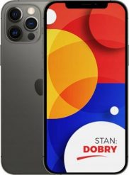 Smartfon Apple APPLE IPHONE 12 PRO 256GB GRAPHITE | STAN DOBRY. Szare smartfony Apple. Za 1,749.00 zł.