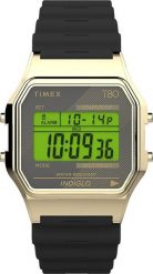 Zegarek Timex Zegarek męski Timex TW2V41000 czarny. Czarne zegarki męskie Timex, bez wzorów. Za 174.19 zł.