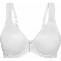 Biustonosz "minimizer" bonprix biały. Białe biustonosze bonprix, bez wzorów. Za 54.99 zł.