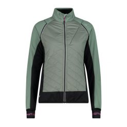 Kurtka damska turystyczna CMP. Czarne kurtki sportowe damskie CMP, m, bez wzorów, bez ramiączek, bez kaptura. Za 449.00 zł.