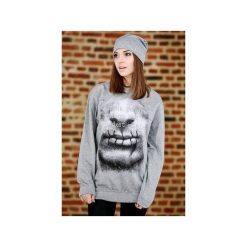 Bluza UNDERWORLD casual Usta. Czarne bluzy damskie Underworld, m, bez wzorów, z materiału, casualowe, bez ramiączek, bez kaptura. Za 119.99 zł.