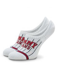 Tommy Jeans Stopki 701223922 Biały. Białe skarpety męskie Tommy Jeans, bez wzorów, z bawełny. Za 34.99 zł.