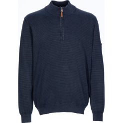 Sweter w kolorze granatowym. Niebieskie swetry męskie Camel Active, m, bez wzorów, z bawełny, bez kołnierzyka, bez ramiączek. W wyprzedaży za 197.95 zł.