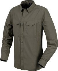 Helikon-Tex Helikon - Koszula Defender Mk2 Tropical - Olive. Zielone koszule męskie HELIKON-TEX, m, bez wzorów, bez kołnierzyka, bez ramiączek. Za 199.99 zł.