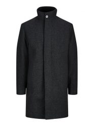Jack & Jones Płaszcz przejściowy Keith 12303386 Szary ciemny Regular Fit. Szare płaszcze męskie Jack & Jones, m, bez wzorów, z syntetyku, bez kołnierzyka, bez kaptura. Za 699.99 zł.