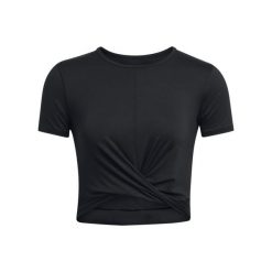 Damski crop top Under Armour Motion Crossover. Białe topy damskie Under Armour, bez wzorów, sportowe, bez kołnierzyka, bez ramiączek. Za 222.50 zł.