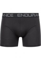Bokserki Endurance Brighton. Czarne bokserki męskie Endurance, bez wzorów, z elastanu. Za 113.50 zł.