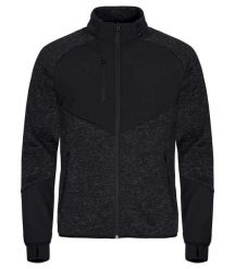 Clique Kurtka Haines polar z wstawkami softshell — Ciepła i praktyczna. Czarne kurtki męskie CLIQUE, m, bez wzorów, z dzianiny, bez kaptura. Za 284.54 zł.