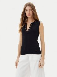 Artigli Sweter ACMA001885 Czarny Regular Fit. Czarne swetry nierozpinane damskie Artigli, m, bez wzorów, z syntetyku, bez kołnierzyka, bez ramiączek. Za 149.99 zł.