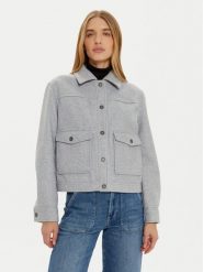 Guess Kurtka przejściowa W4BL27 WGIX2 Szary Regular Fit. Szare kurtki damskie Guess, l, z aplikacjami, z syntetyku, bez kaptura. Za 480.00 zł.