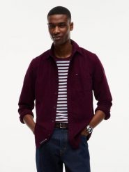 Tommy Jeans koszula z sztruksu Mężczyźni Regular Fit Bawełna lila, XXL. Koszule męskie Tommy Jeans, m, bez wzorów, z bawełny, klasyczne, bez kołnierzyka, bez ramiączek. Za 349.95 zł.