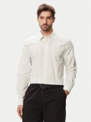 Guess Koszula M6RH71 WK001 Biały Regular Fit. Białe koszule męskie Guess, l, z aplikacjami, z bawełny, bez kołnierzyka, bez ramiączek. Za 394.99 zł.