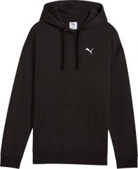 Puma Bluza damska z kapturem kangurka Puma ESS Comfort Hoodie FL czarna 682384 01 XL. Czarne bluzy damskie Puma, xl, bez wzorów, bez ramiączek, z kapturem. Za 182.50 zł.