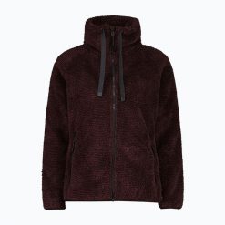Bluza polarowa damska CMP 36P2506. Czerwone bluzy damskie CMP, s, bez wzorów, z polaru, bez ramiączek, bez kaptura. Za 289.99 zł.