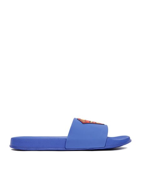 Superman Klapki CEO-SS26-228WBSUM Niebieski. Niebieskie klapki męskie Superman, bez wzorów, z syntetyku, bez zapięcia. Za 59.99 zł.