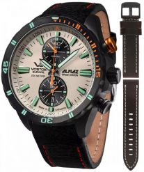 Zegarek męski Vostok Europe 6S11-320C677LB czarny. Czarne zegarki męskie Vostok Europe, bez wzorów. Za 4,446.41 zł.